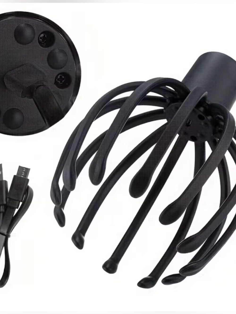 New head massager, usb rechargeable scalp massage device, vibrating massager